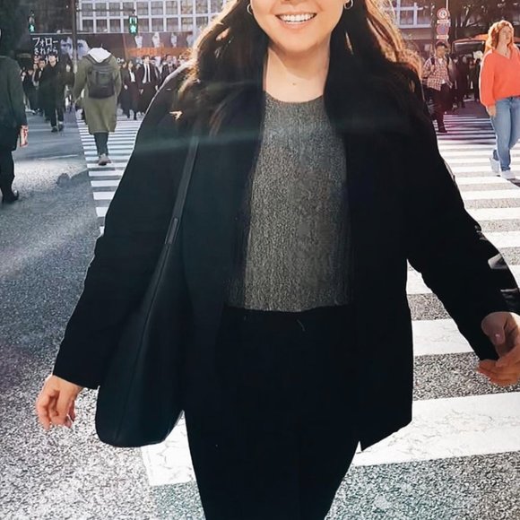 Wilfred Modern Utility Cargo Jacket Large Pockets w/ Adjustable Waist Tie - Picture 6 of 6